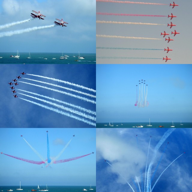Red Arrows and Wingwalkers